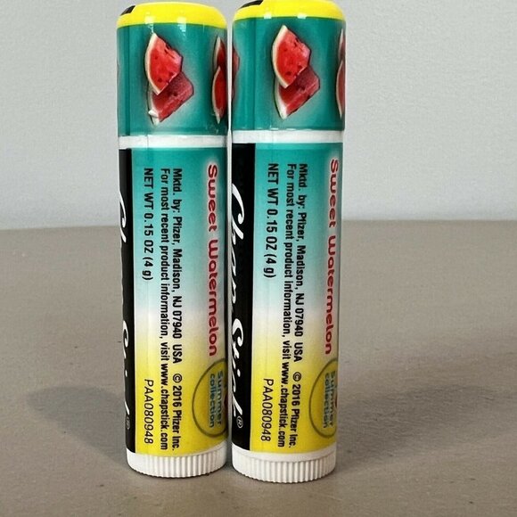 2 Limited Edition SWEET WATERMELON Chapstick Lip Balm Brand New Sealed - Picture 3 of 5